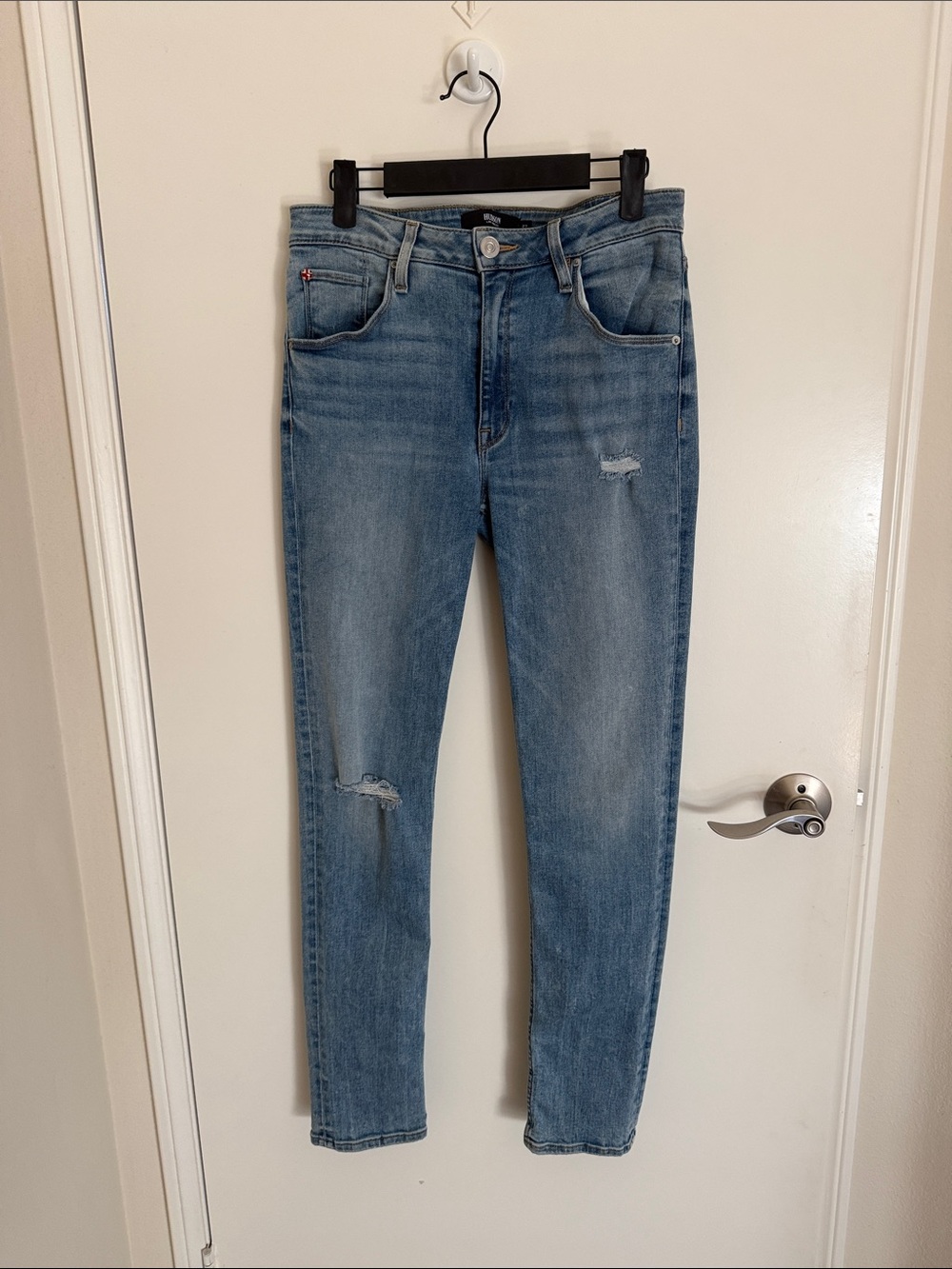 Hudson High-Rise Women's Light Blue Skinny Jeans